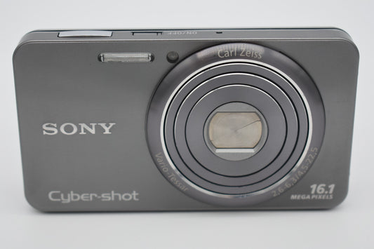 Sony Cyber-Shot DSC-W570 Silver 5x Zoom 16.1MP - English Menu - Bundle Tested