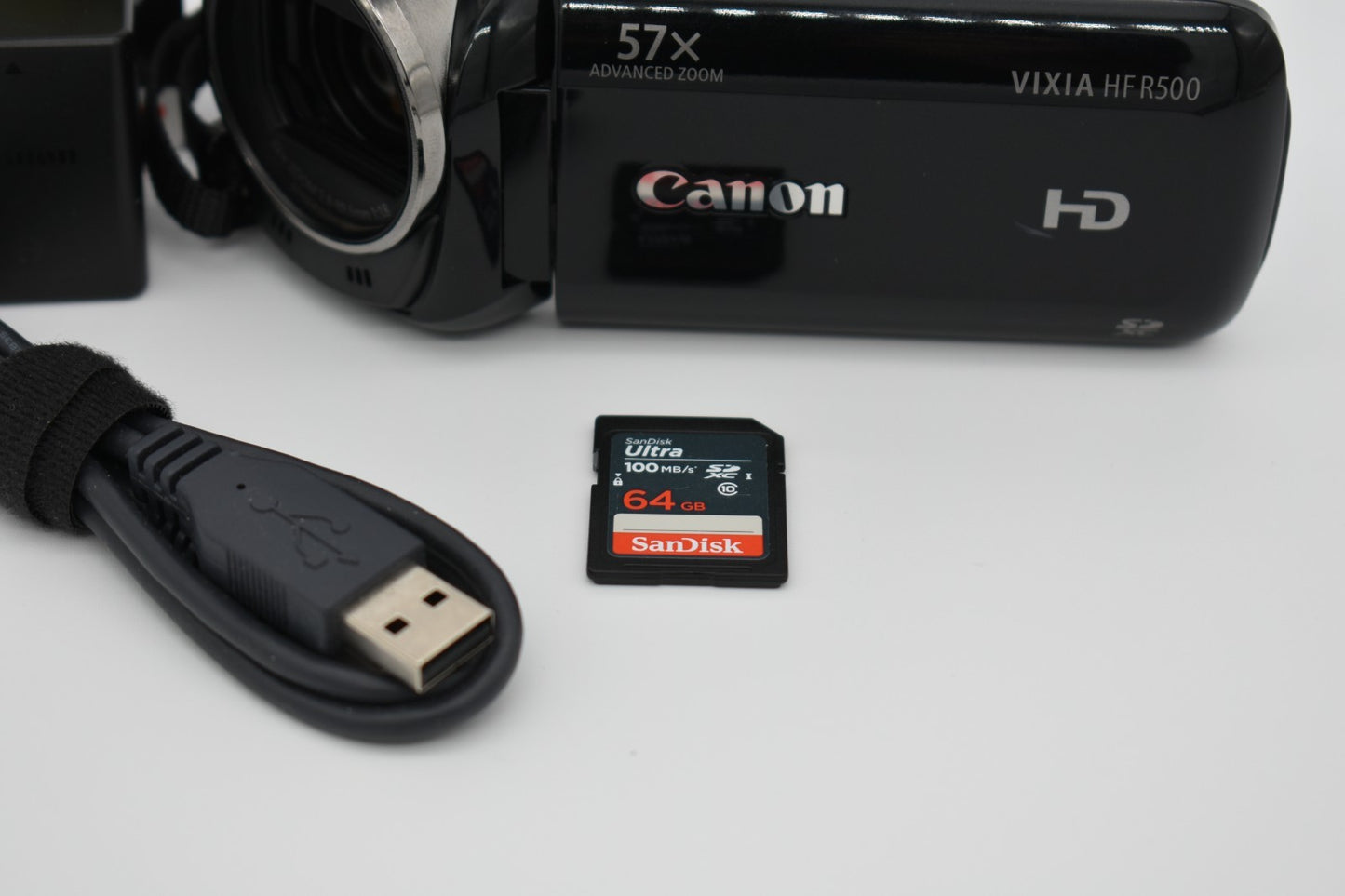 Canon Vixia HF R500 Video Camcorder 32x Optical 57x Advanced IS Zoom - Tested