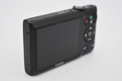 Canon PowerShot ELPH 300 HS Black Digital Camera 12.1MP 5x Zoom Bundle -TESTED ✅