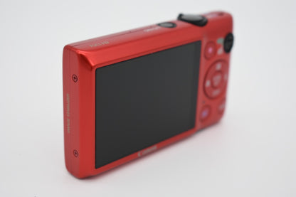 Canon PowerShot ELPH 300 HS 12.1MP Red Digital Camera Complete Bundle - TESTED ✅