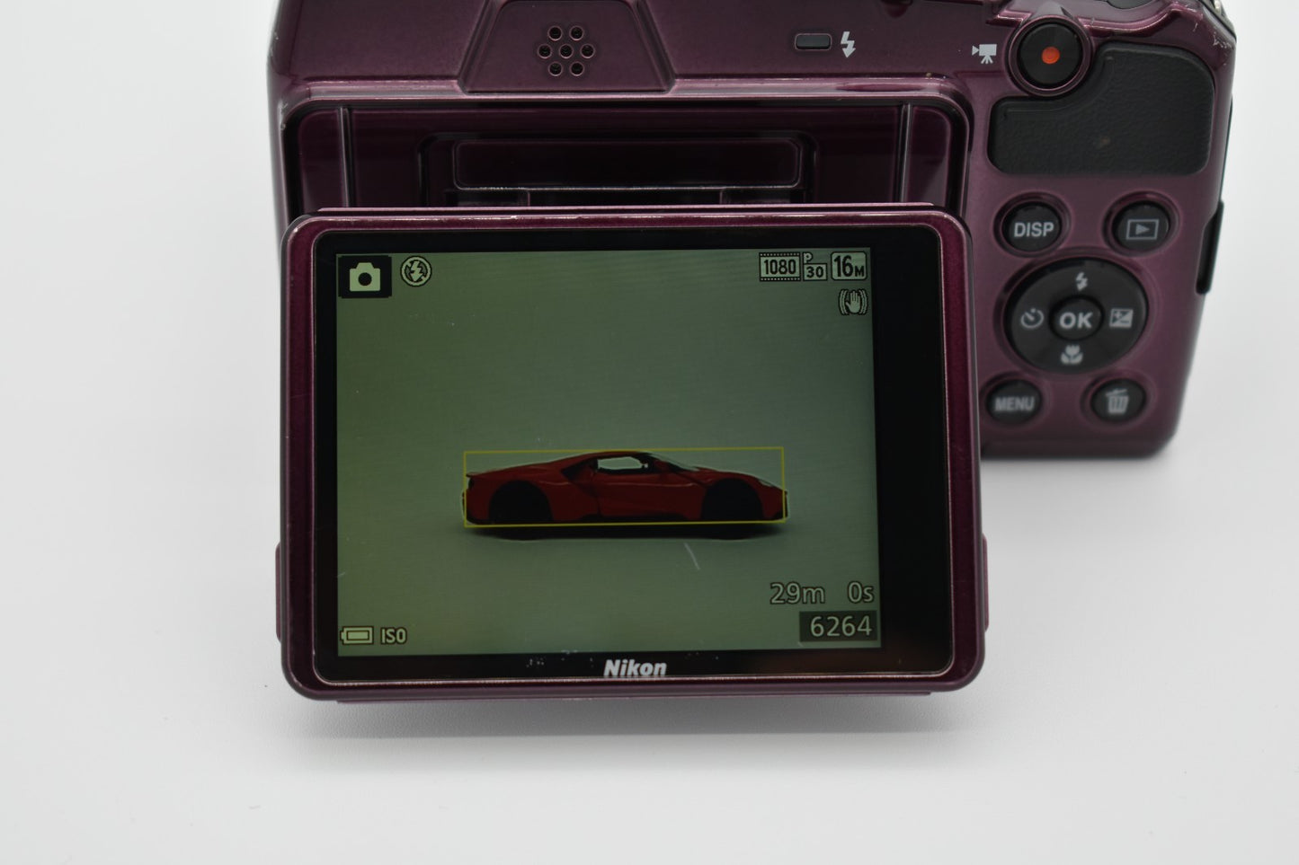 Nikon COOLPIX B500 Digital Camera Plum 16MP 40X Wide Optical Zoom - Tested
