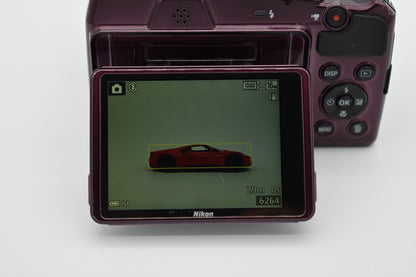 Nikon COOLPIX B500 Digital Camera Plum 16MP 40X Wide Optical Zoom - Tested