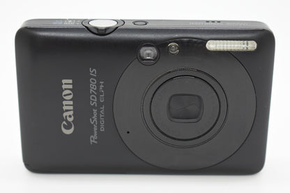 Canon PowerShot SD780 IS 12.1MP Black Compact Digital Camera  - Bundle Tested