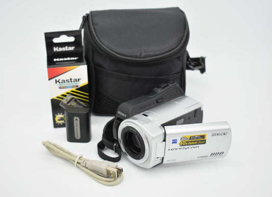Sony Handycam DCR-SR45 Handheld Camcorder 30GB HDD Nightshot Bundle - Tested