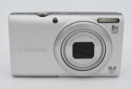 Canon PowerShot A4000IS 16 MP Digital Camera 8X Optical Zoom - TESTED WORKING ✅
