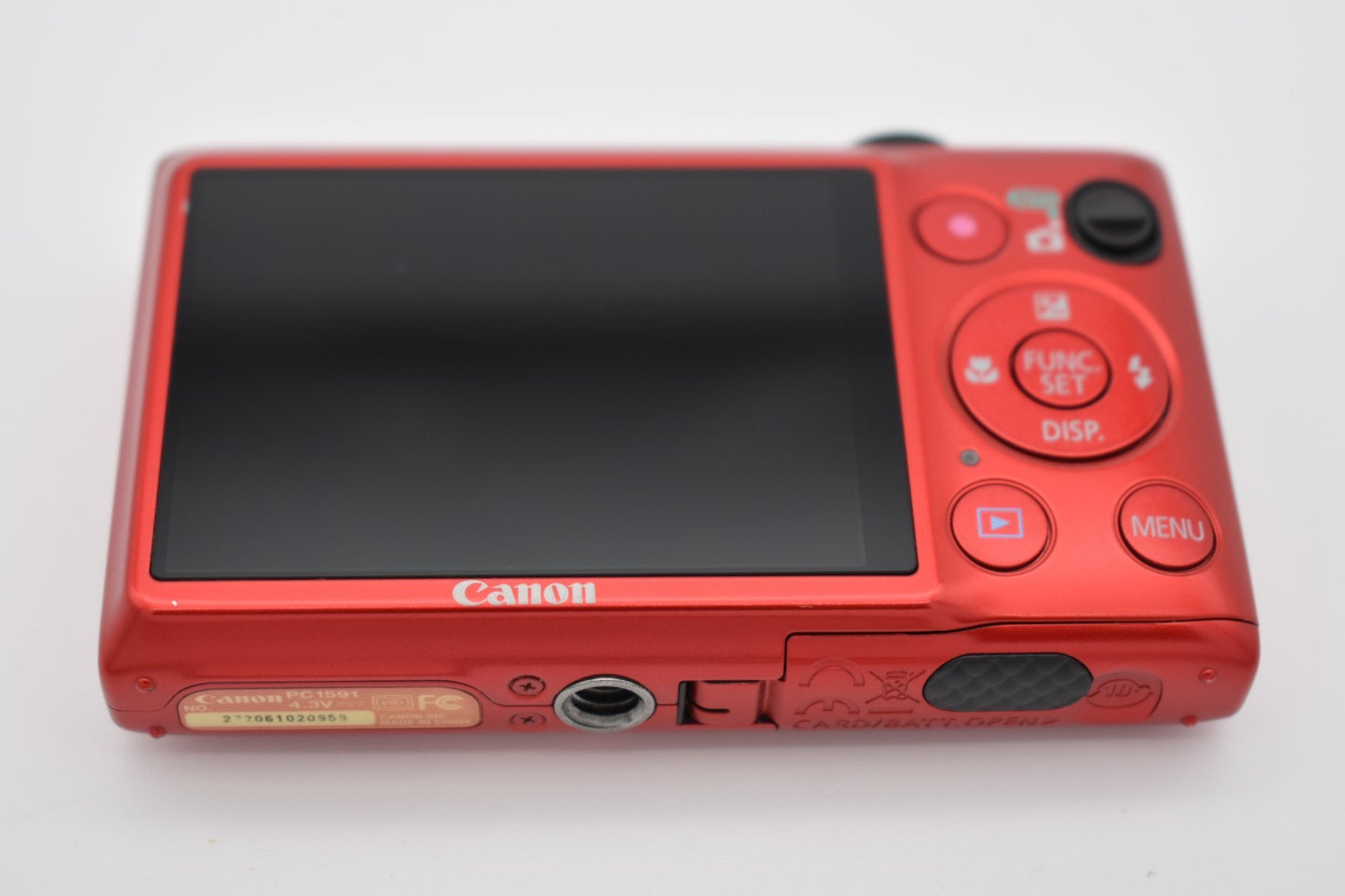 Canon PowerShot ELPH 300 HS 12.1MP Red Digital Camera Complete Bundle - TESTED ✅