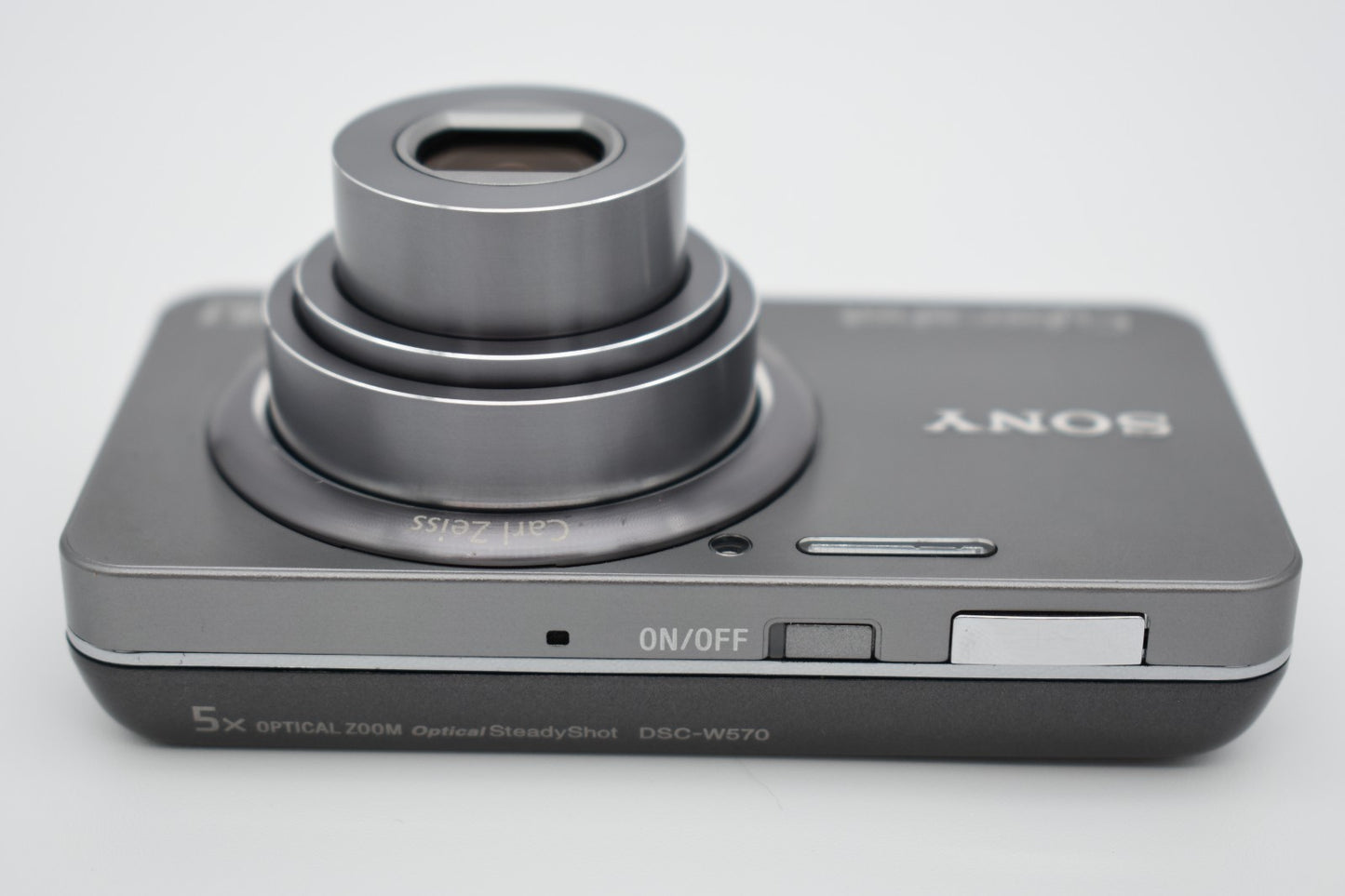 Sony Cyber-Shot DSC-W570 Silver 5x Zoom 16.1MP - English Menu - Bundle Tested