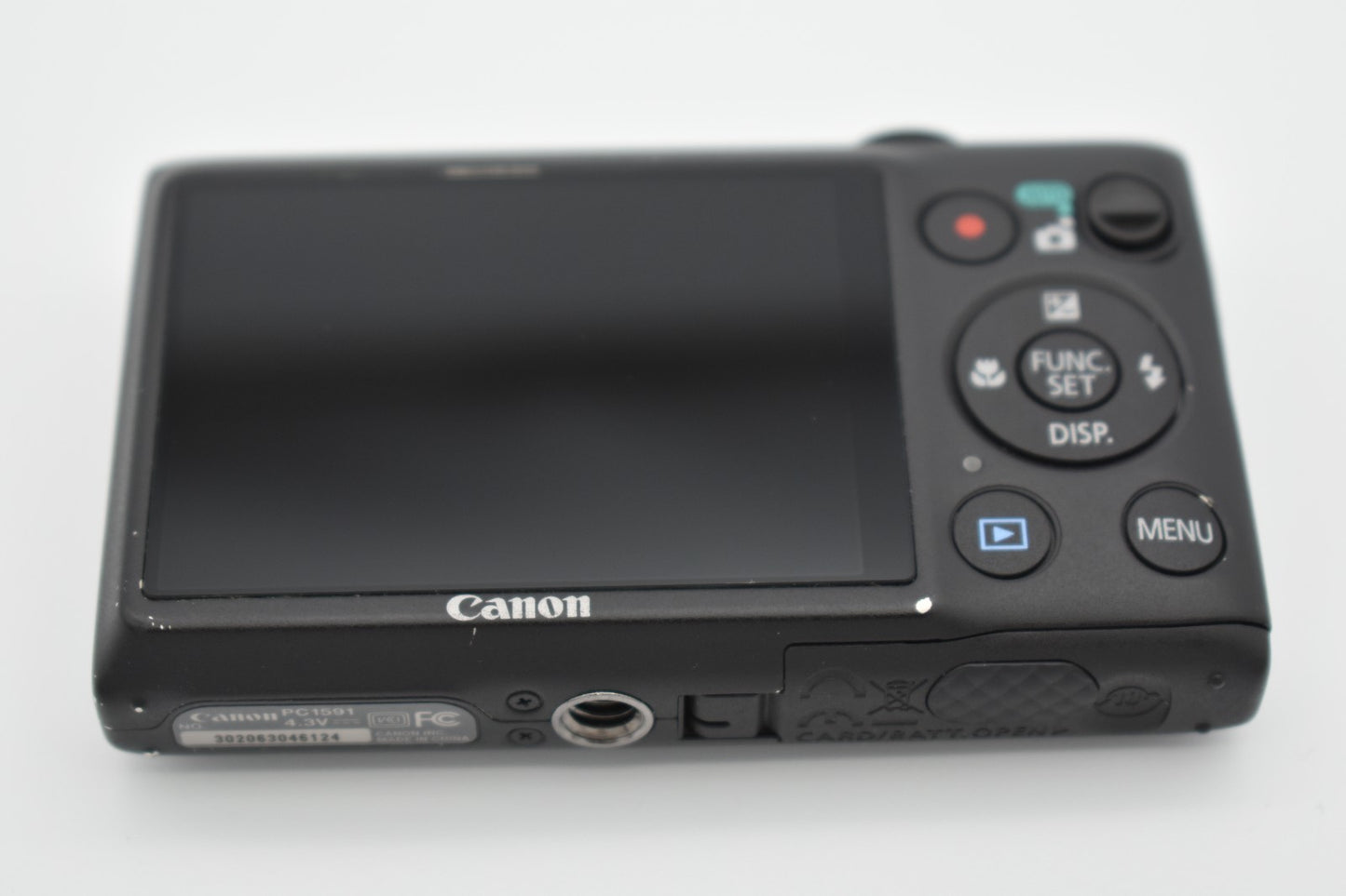 Canon PowerShot ELPH 300 HS Black Digital Camera 12.1MP 5x Zoom Bundle -TESTED ✅