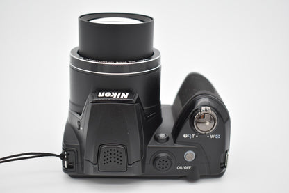 Nikon COOLPIX L310 Black Compact Digital Camera 14MP 21x Zoom Bundle - TESTED ✅