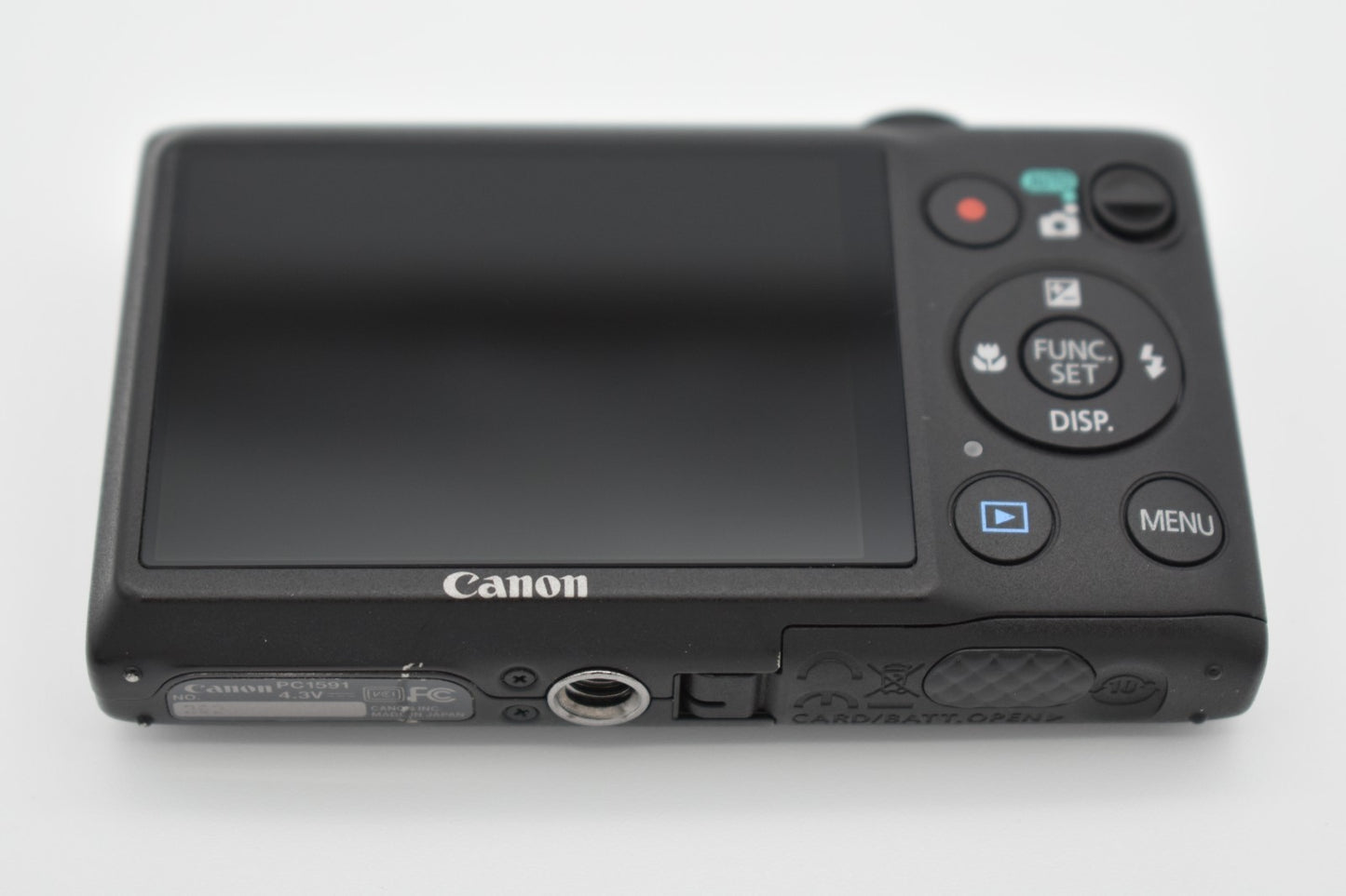 Canon PowerShot ELPH 300 HS Black Digital Camera 12.1MP 5x Zoom Bundle -TESTED ✅