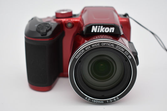 Nikon COOLPIX B500 Digital Camera Red 16MP 40X Wide Optical Zoom - Tested ✅