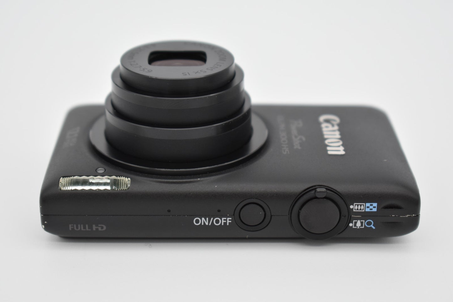 Canon PowerShot ELPH 300 HS Black Digital Camera 12.1MP 5x Zoom Bundle -TESTED ✅