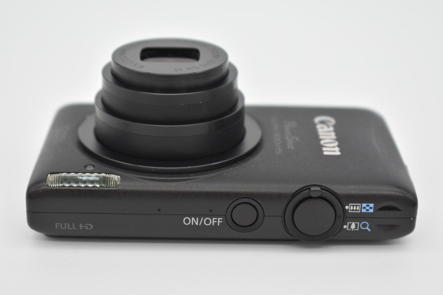 Canon PowerShot ELPH 300 HS Black Digital Camera 12.1MP 5x Zoom Bundle -TESTED ✅