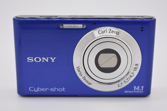 Sony Cyber-Shot DSC-W330 Blue Digital Camera 14.1MP 4x Optical Zoom - TESTED ✅