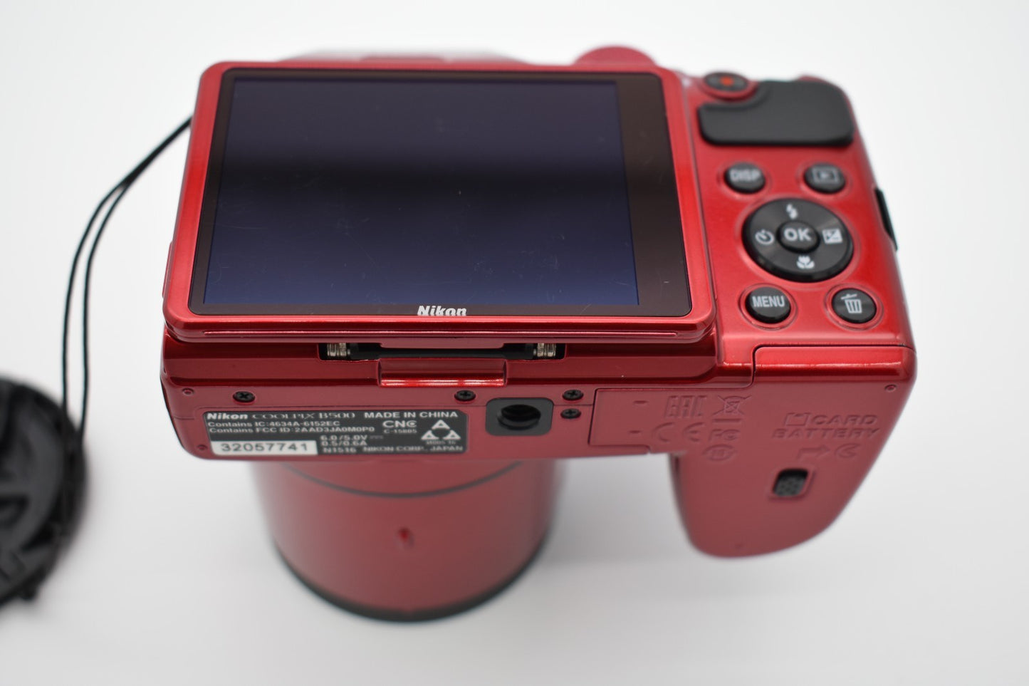 Nikon COOLPIX B500 Digital Camera Red 16MP 40X Wide Optical Zoom - Tested ✅