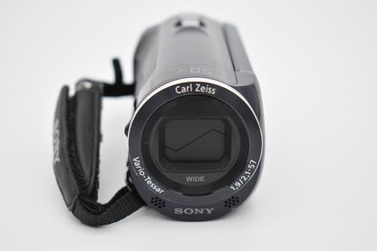 Sony Handycam HDR-CX290 Blue Handheld Full HD Video Camcorder - Bundle Tested
