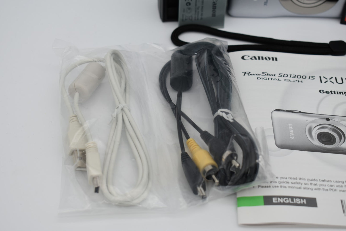 Canon PowerShot SD1300 IS Silver Compact Digital Camera 12.1MP - Bundle Tested