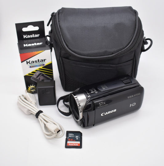 Canon Vixia HF R500 Video Camcorder 32x Optical 57x Advanced IS Zoom - TESTED