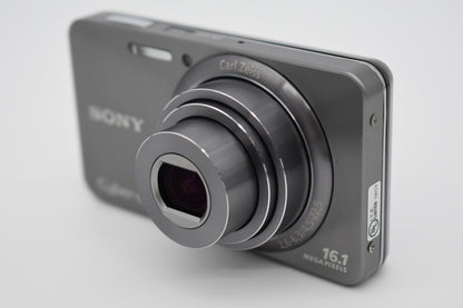 Sony Cyber-Shot DSC-W570 Silver 5x Zoom 16.1MP - English Menu - Bundle Tested