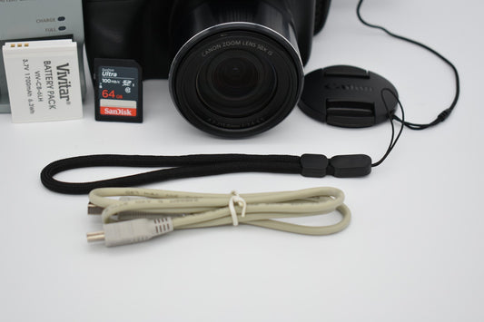 Canon PowerShot SX530 HS Compact Digital Camera 16MP 50x Optical Zoom - TESTED