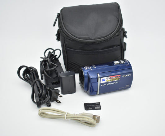 Sony DCR-SX40 Handycam Digital Video Camera Camcorder 60x Zoom - BUNDLE TESTED