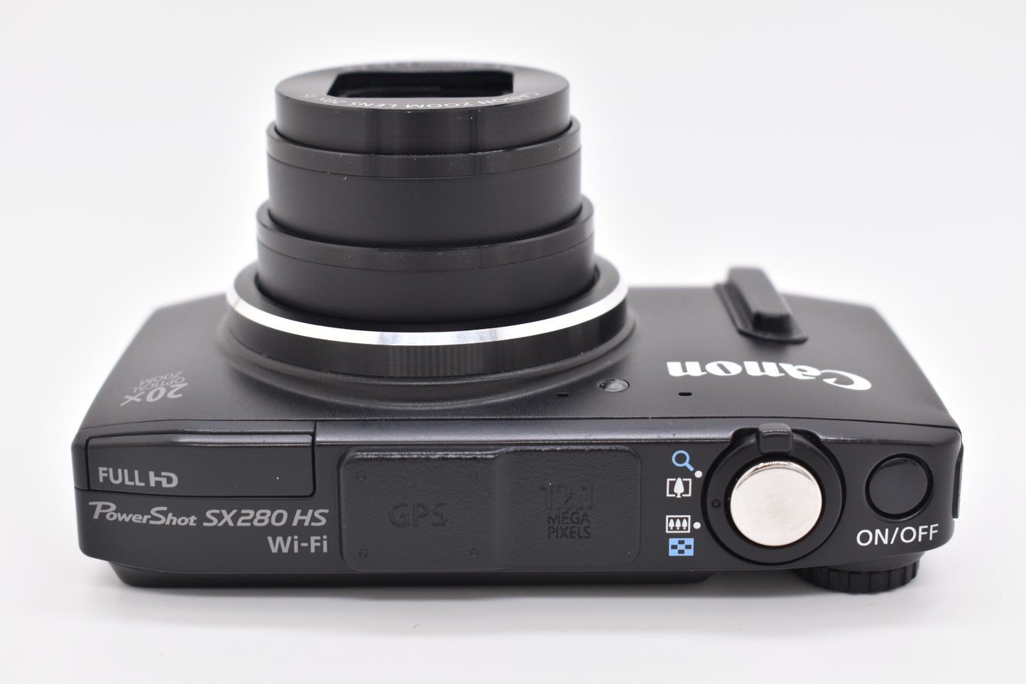 Canon PowerShot SX280 HS Black Digital Camera 12.1MP 20x Zoom Bundle - TESTED ✅