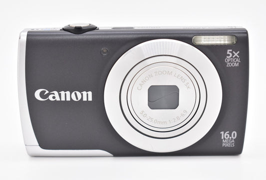 Canon PowerShot A2500 16MP Digital Camera Complete Bundle - Fully Tested Working