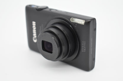 Canon PowerShot ELPH 300 HS Black Digital Camera 12.1MP 5x Zoom Bundle -TESTED ✅