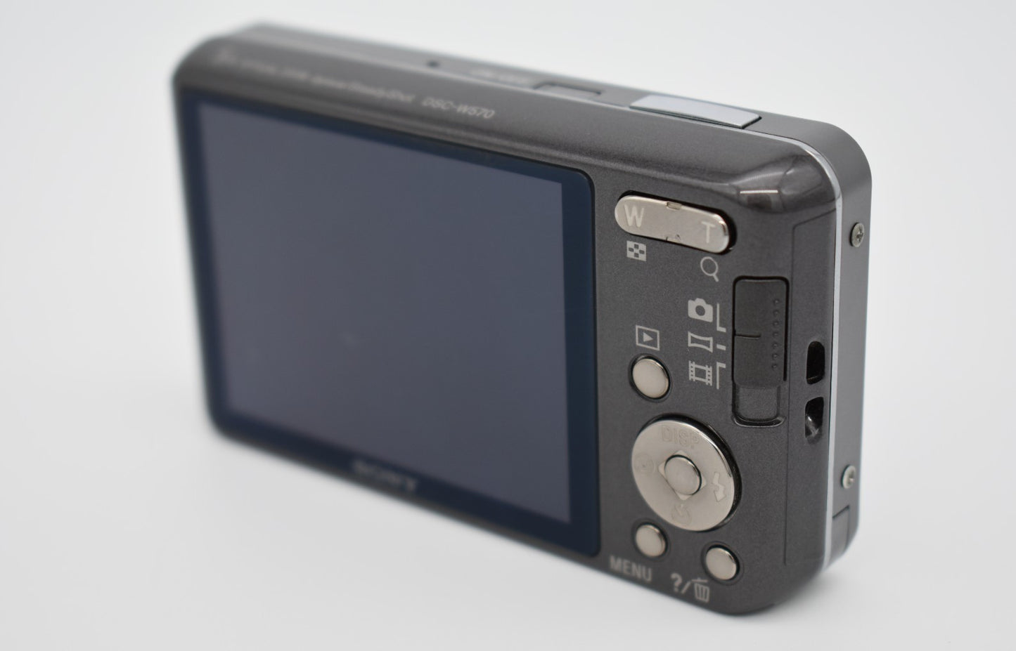 Sony Cyber-Shot DSC-W570 Silver 5x Zoom 16.1MP - English Menu - Bundle Tested