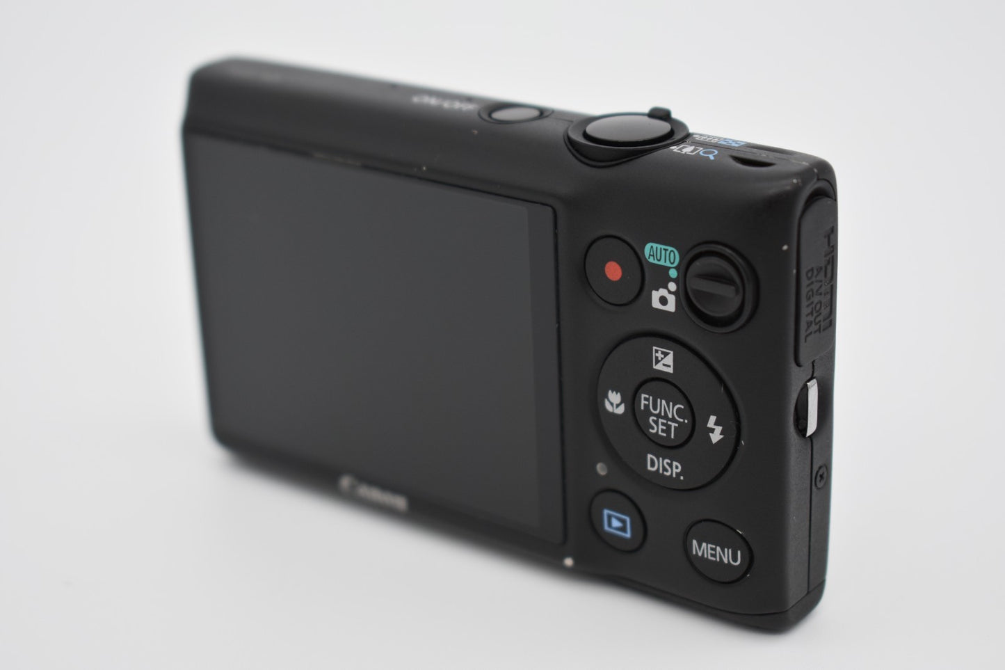 Canon PowerShot ELPH 300 HS Black Digital Camera 12.1MP 5x Zoom Bundle -TESTED ✅