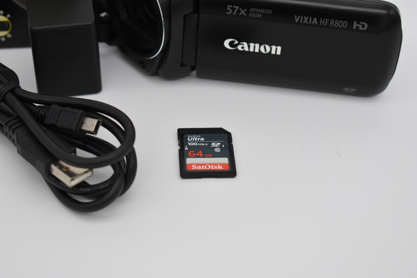 Canon VIXIA HF R800 HD Camcorder 64GB Video Camera Pro Vlog Travel - Tested