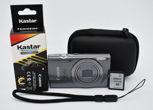 Canon PowerShot ELPH 160 Digital Camera Digicam 8x Optical Zoom Bundle - TESTED✅