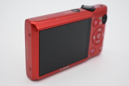 Canon PowerShot ELPH 300 HS 12.1MP Red Digital Camera Complete Bundle - TESTED ✅