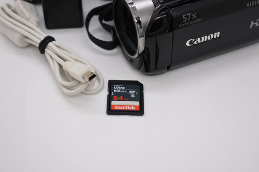 Canon Vixia HF R500 Video Camcorder 32x Optical 57x Advanced IS Zoom - TESTED