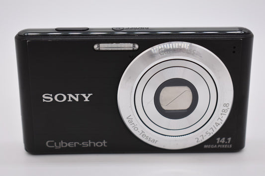 SONY Cyber-shot DSC-W530 14.1MP Digital Camera Black Bundle -English Menu Tested