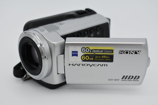 Sony Handycam DCR-SR47 Digital Video Camera Camcorder 60x Zoom 60GB - Tested