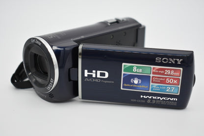 Sony Handycam HDR-CX290 Blue Handheld Full HD Video Camcorder - Bundle Tested
