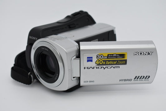 Sony Handycam DCR-SR45 Handheld Camcorder 30GB HDD Nightshot Bundle - Tested