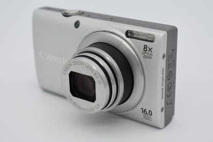 Canon PowerShot A4000IS 16 MP Digital Camera 8X Optical Zoom - TESTED WORKING ✅
