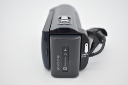 Sony Handycam HDR-CX290 Blue Handheld Full HD Video Camcorder - Bundle Tested